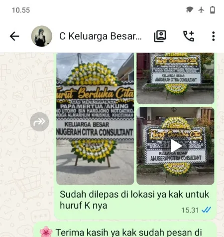 Pengiriman Papan Bunga Duka Lippo Karawaci