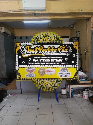 Papan Bunga di Lippo Karawaci