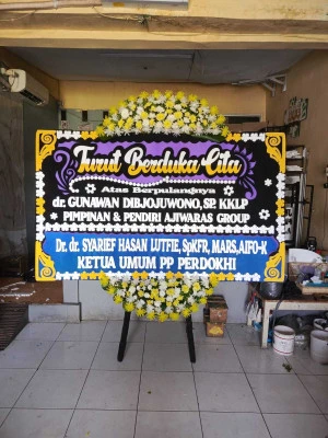 Papan Bunga di Lippo Karawaci